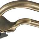 Anqiue Bronze Double Curtain Rods For Windows 48-88 Inch,Heavy Duty Double Curtain Rod with Aluminum Finial and Bracket,Adjustable Curved Double Window Rods For Blackout Or Room Darkening Panel