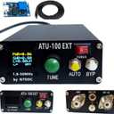 Malahit ATU-100 EXT Antenna Tuner 1.8-50MHz atu100 by N7DDC 7x7 0.96 Inch OLED 3.2 Firmware Programmed with Housing Assembled Machine with USB CableNo Battery Compatible with Radio Antenna