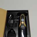 Beard Trimmer for Men - Electric Cordless Vacuum Mens Beard Trimmer with Adjustable 20 Length Setting,Waterproof Mustache Trimmer with Ceramic Blade for Precision Facial Hair (Black)