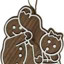 Drunk Gingerbread Man and Woman Beer  - Themed Naughty Gingerbread Christmas Ornaments (Keg Stand)