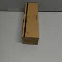 SURAIELEC Battery Operated Window Candle with 6H Timer, 10.5'' Taper Xmas Window Candle, Clear White Flameless LED Candles, 1.7 Narrow Base, Gloss Gold, 4-Pack (Rechargeable Battery Not Compatible)