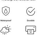 Cricut Waterproof Clear Sticker Paper (20 Transparent Sheets, 8.5x11), Printable Stickers For Inkjet Printers - Works with Joy Xtra, Explore, & Maker Machines