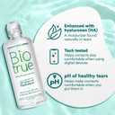 Biotrue Contact Solution, Multi-Purpose Solution with Lens Case, Cleans, Conditions, Hydrates, Disinfects, Removes Protein, Dirt & Debris, Contact Lens Cleaner & Storage, 10 Fl Oz (Pack of 2)