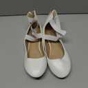 DREAM PAIRS Women's Comfortable Fashion Elastic Ankle Straps Flats Shoes, 8.5