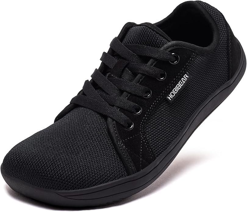 HOBIBEAR Womens Mens Minimalist Barefoot Shoes | Zero Drop | Wide Width Fashion Sneaker 38