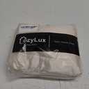 CozyLux Satin Fitted Sheet King Size, Beige Silky Satin Bed Fitted Sheet Only with Silky Microfiber, Deep Pocket, Single Bottom Sheet Sold Separately, Breathable, Smooth and Soft