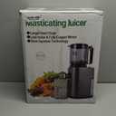 Cold Press Juicer, 5.5inch Wide Feed Chute Juicer Machine, Slow Masticating Juicer for Whole Vegetables & Fruits, Black