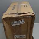 35" Christmas Poodle Dog Decoration with Lights,3D Pink Dog Lighted-up Outdoor Indoor Christmas Decoration,Cute Hairy Puppy with Red Christmas Hat Indoor Porch Outdoor Yard Holiday Decor