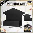 Sabary 12 Pcs Graduation Season Flower Boxes, 2026 Graduation Cap-themed Flower Packaging Gift Boxes, Florists Bouquet Bags, Suitable for Grad Ceremony Party