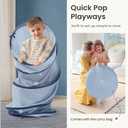 Tiny Land Kids Play Tunnel Tent for Toddlers, 69" x 18" Foldable Crawl Toys for Baby, Indoor & Outdoor Pop Up Dog Tunnel with Breathable Mesh (Blue)
