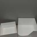 Hfppkn 3 Pcs Hollow Bottom Acrylic Cube Display Box, Plastic Riser Stand for Cupcake Dessert Collectible Buffet Layout