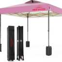 12x12 Pop Up Canopy, Easy Up Canopy Tent, Pink