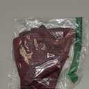 Verdusa Women's Leather Top Backless Tube Top Strapless Crop Corset Tops Going Out Outfits (X-Large, Burgundy)