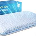 Ultra Thin Flat Pillows for Sleeping,Cooling Slim Memory Foam Pillow 2.25 inch Height Ultra Thin Pillow,Low Profile Sleeper Pillows for Stomach Back Sleeper for Neck and Back Support (Blue)