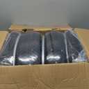 Simpli-Magic Heavy Duty Padded Moving Blankets (12 Pack),Black/Orange
