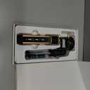 ZealSound USB Podcast Microphone for iPhone, iPad, Android, PC & Laptop, Condenser Mic with Noise Reduction, Mute, Headphone Monitoring & Echo Control for ASMR, Podcast, Streaming, Gaming (Gold)