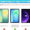 3-Pack, Screen Protector for Samsung Galaxy Tab S10 Lite/ S10 FE/ S9 FE 10.9 inch Bubble Free Tempered Glass Film Easy Installation (Transparent)