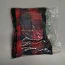 Malier Winter Coat for Dogs - Classic Plaid Fleece Cold Weather Jacket With Pocket, Windproof Warm Vest Clothes for Small Medium Large Dogs (Red, Medium)