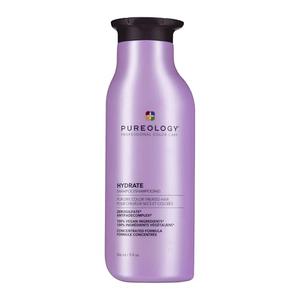 Pureology Hydrate Shampoo - For Dry or Color Treated Hair, Moisturizing Shampoo For Hydration & Softness, With Rose Extract & Green Tea, Vegan & Sulfate-Free, 9 Fl Oz