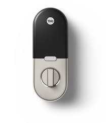 Google Nest x Yale Lock - Tamper-Proof Smart Lock for Keyless Entry - Keypad Deadbolt Lock for Front Door - Satin Nickel