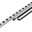 12 Outlets Metal Power Strip,Mountable Heavy Duty Power Strip with 6FT Long Extension Cord with Circuit Breaker,15A 125V 1875W, ETL Listed