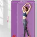 HAPBEAR Extra Large Yoga Mat 72"x48"x6mm (1/4 inch), Non-Slip, Durable,Thick Wide Exercise Mat for Home Workouts, Yoga, Pilates, Stretching Floor & Fitness Workouts
