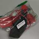 PiePieBuy Women's Lace Up Heeled Sandals Square Flip Flop High Heels Strappy Party Shoes (9, Red)