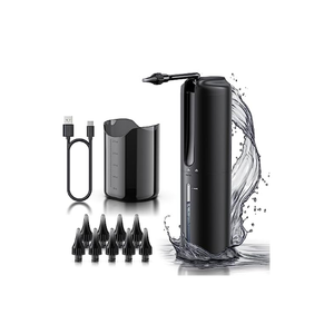Ear Wax Removal - Electric Ear Irrigation Flushing System - Water Powered Ear Cleaner with 4 Pressure Modes - Safe and Effective Ear Cleaning Tool - Water Resistant USB Rechargeable