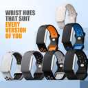 Silicone Sport Band Compatible with Whoop 5.0 Bands for Men Women, Soft Breathable Adjustable Waterproof Replacement Wristbands for Whoop 5.0 One, Peak and Life [Not for Gen 4]