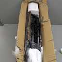 BCAN Adult Mini Trampoline, 40" Fitness Trampoline with Bungees, U Shape Adjustable Foam Handle, Stable & Quiet, Indoor Outdoor Workout-Silver