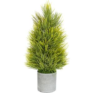 Tabletop Christmas Tree, Artificial 15 Inch Small Xmas Tree Include Pot for Table Desk Home Christmas Decorations