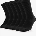 Unisex Cushioned Crew Training Athletic Socks Men & Women with Combed Cotton Moisture Wicking Breathable Performance
Unisex Cushioned Crew Training Athletic Socks Men & Women with Combed Cotton Moisture Wicking Breathable Performance