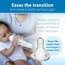 Dr. Brown's Natural Flow Anti-Colic Options+ Narrow Baby Bottle, Frog and Pig, 8 oz/250 mL, with Level 1 Slow Flow Nipple, BPA-Free, 0m+, 2-Pack