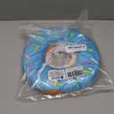 Cat Cone Collar Soft, Cute Cat Donut Collar After Surgery, Adjustable Kitten Recovery Cones to Stop Licking, Lightweight Neck Elizabethan Collars for Cats Kittens (Blue, Medium)