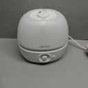 BOXING 3L Top Fill Humidifiers for Bedroom Baby, 20dB Quiet Air Humidifier for Large Room & Indoor Plants with Optional Night Light, Cool Mist Diffuser for Home, Essential Oil Tray, BPA-Free,White,30H