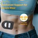 Omnipod 5 Overpatches, 20 Pack Amolyfe Omnipod 5 Adhesive Patches Waterproof with Stretchable Strap, Optimized Split Backing for Easy Use, Breathable, Medical Adhesive (Black)