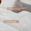BEDELITE Faux Fur Fleece King Comforter Set - Fluffy & Warm White Comforter King SizeUltra Soft and Cozy Winter Bedding Set,Fuzzy Thick Bed Set,1 Comforter and 2 Pillowcases