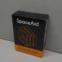 SpaceAid Spice Drawer Organizer with 28 Glass Jars, 4-Tier Tray, and Dispenser