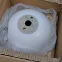 KRAUS Elavo Round Vessel White Porcelain Ceramic Bathroom Sink, 16 inch KCV-141