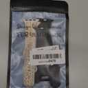 3 Pack Leopard Engraved Bands Compatible with Apple Watch Band 41mm 40mm 38mm 42mm 44mm 45mm 46mm 49mm Women, Soft Silicone Cheetah Embossed Sport Strap for iWatch Series 10 9 8 7 6 5 4 3 2 1 Ultra (DGrey & Black, Starlight & Black, Starlight & Nude Tan)