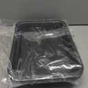 4Pcs Rectangle Cake Pan 8.9x8.9x1.8in (22.5x32.5x4.6cm) - Nonstick Baking Pans for Cakes, Brownies, Lasagna & Cookies, Even Heat Distribution, Dishwasher Safe(Black)