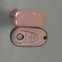 OFFCURVE Key fob Cover for Mercedes Benz TPU Smart Key Case Car Key Shell Protector for 2020-2022 Mercedes Benz S-Class C-Class Car Accessories, Pink