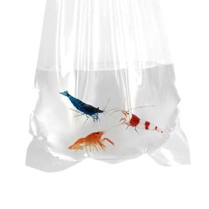 AlfaEx Fishery Bags 4 Inches Leak Proof Rounded Bottom Clear Plastic Fish Bags for Shrimps and Betta Fish Transport. (4" x 10" / 100 Pack / 3 Mil)
