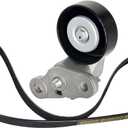 90K-38159 AC Serpentine Belt Tensioner Kit for Chevy Tahoe/Silverado/Suburban/Avalanche/Express, GMC Savana/Sierra/Yukon, Cadillac Escalade-Replaces OE 19311139 ACK040378HD
