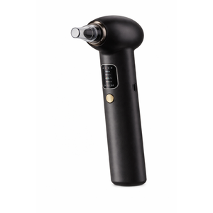 Blackhead Remover Pore Vacuum, Facial Pore Cleaner, Black Head Remover Suctioner with 3 Modes & 5 Probes, USB Rechargeable Blackhead Vacuum Pore Cleaner with Hot Compress Function (Gray)