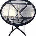 Four Seasons Courtyard RXTV-1930-FST Marbella Side Table, Steel, 16 in. Round - Quantity 1