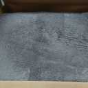 Modern Large Area Rug for Bedroom Living Room, 4x6 Feet Dark Grey Thickened Memory Foam Washable Rugs, Non-Slip Soft Minimalist Solid Indoor Carpets for Boys Girls Nursery Room Dcor,  Dark Grey, 4' x 6' (Rectangular)