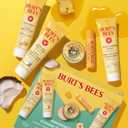 Burt's Bees Christmas Gifts - Essentials Everyday Set, 5 Travel Size Products for Stocking Stuffers - Deep Cleansing Cream, Hand Salve, Body Lotion, Foot Cream and Original Lip Balm