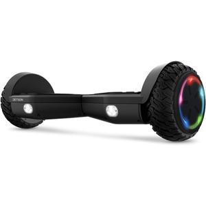 Jetson All Terrain Hoverboard with LED Lights, LED Light-up Wheels, Self-Balancing Hoverboard with Active Balance Technology, Ages 12+ (Onyx)
