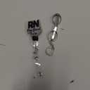 6 Pcs RN Nurse Badge Accessories Nurse Pen Set for RN Students(Black)